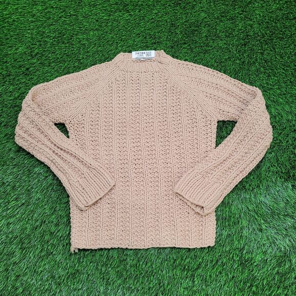 J-Crew Chunky-Knitted Sweater Womens XS/S 17x23 Beige - Picture 1 of 11